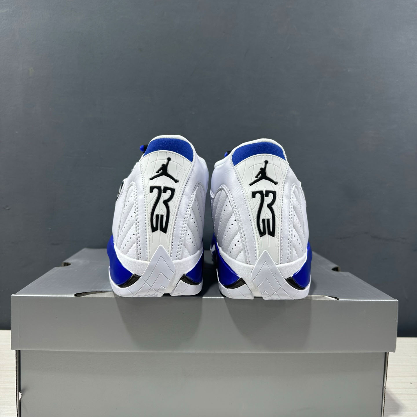  Jordan Air Jordan 14 retro hyper royal Sneakers       487471-104  - FashionPlug