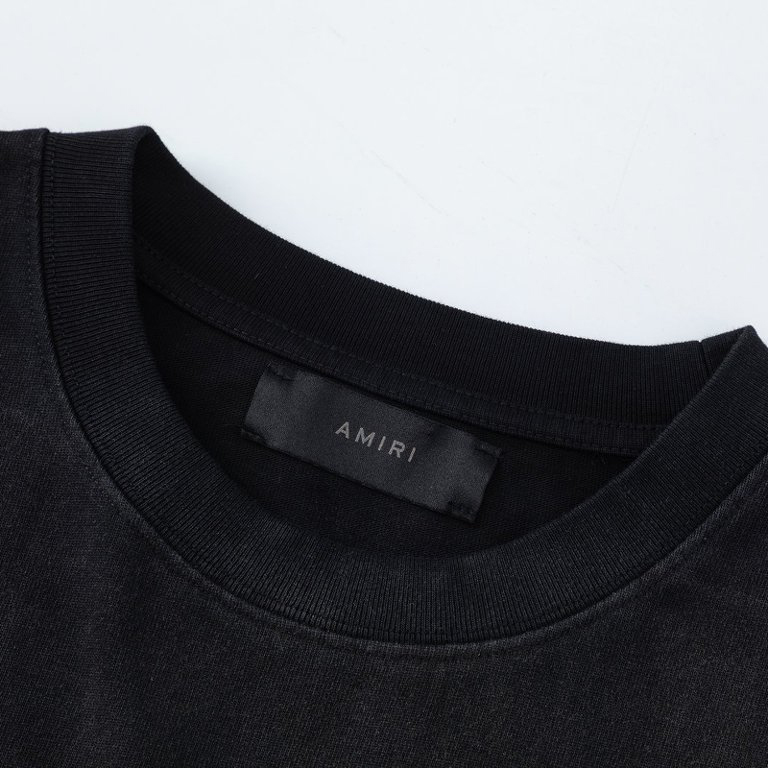 Amiri Spliced  Oversized Tee - FashionPlug