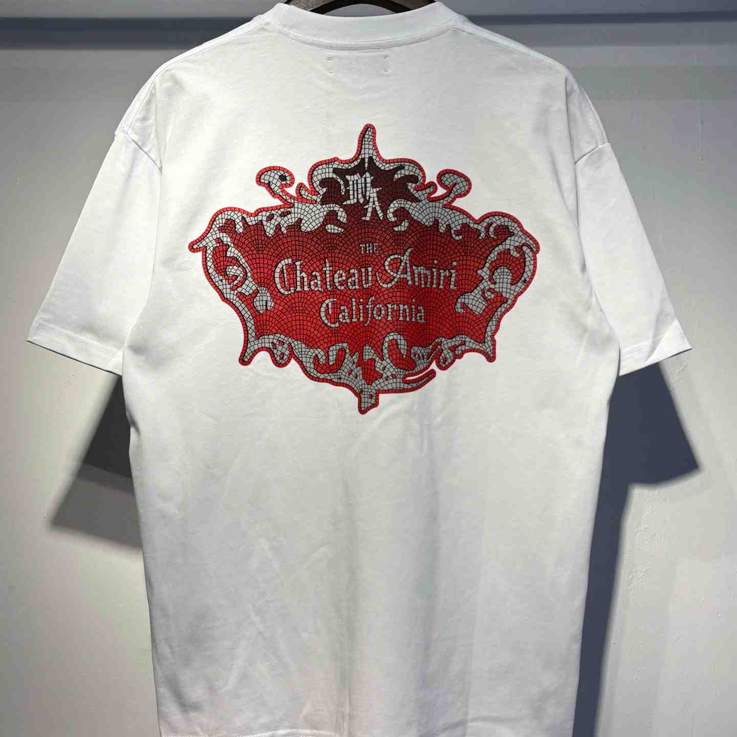 Amiri  Chateau Crest Oversized T-shirt - FashionPlug