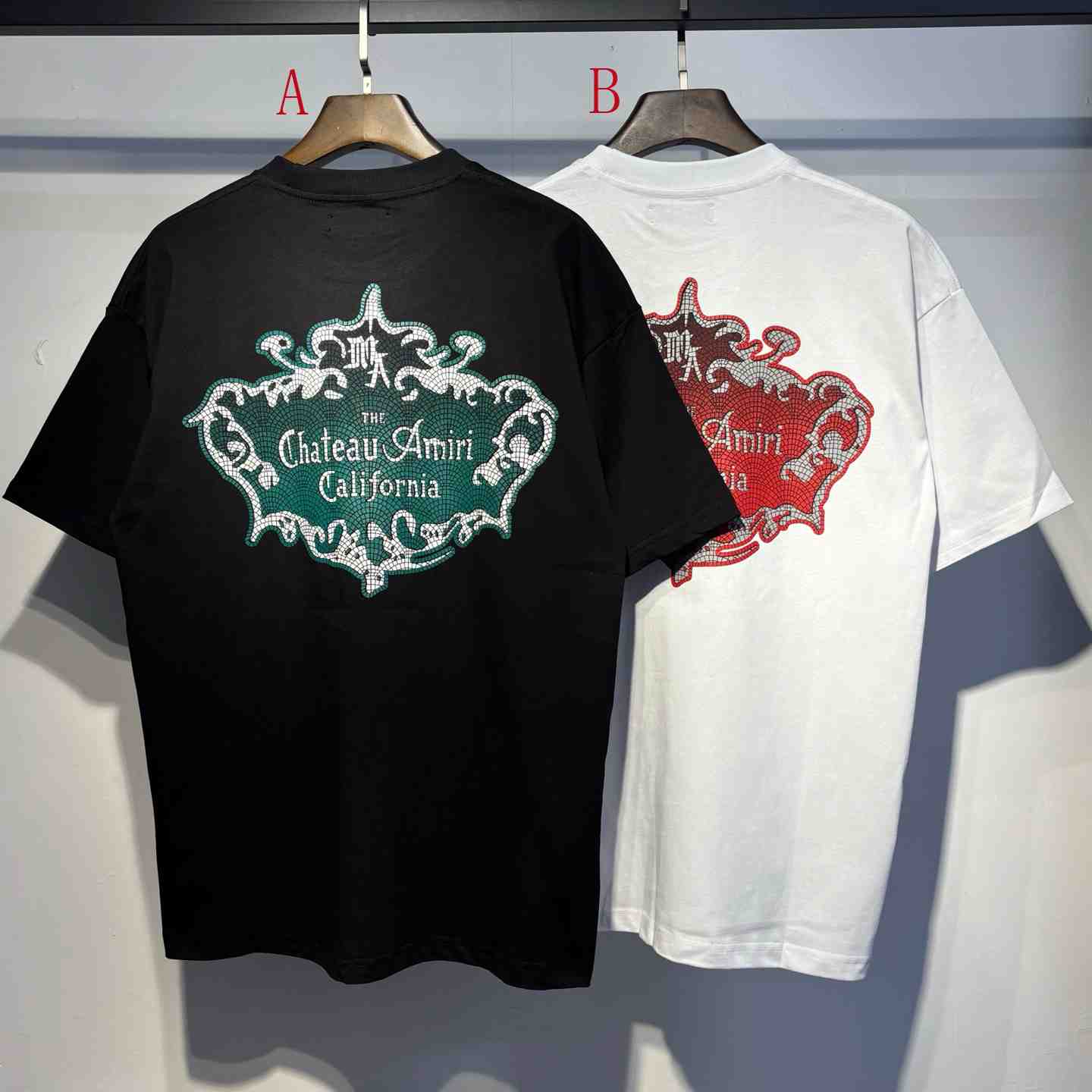 Amiri  Chateau Crest Oversized T-shirt - FashionPlug