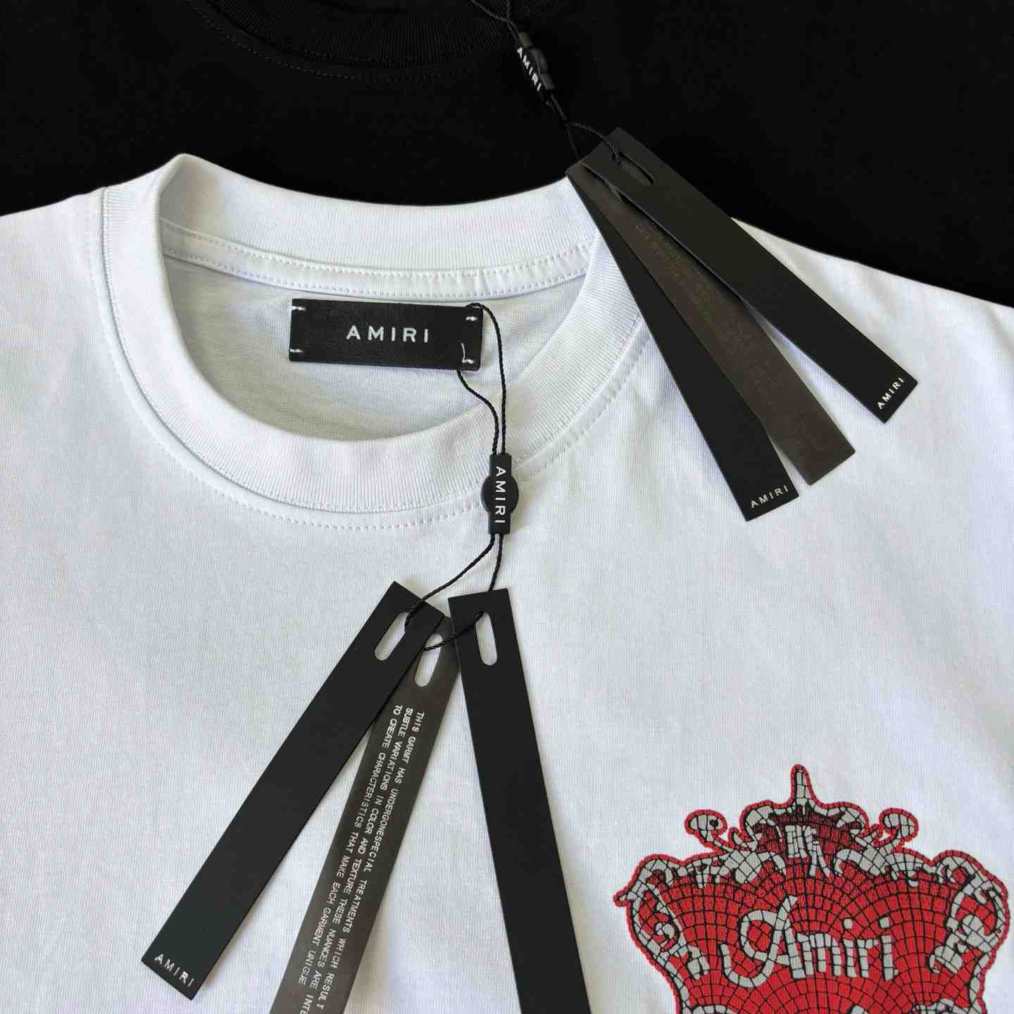 Amiri  Chateau Crest Oversized T-shirt - FashionPlug