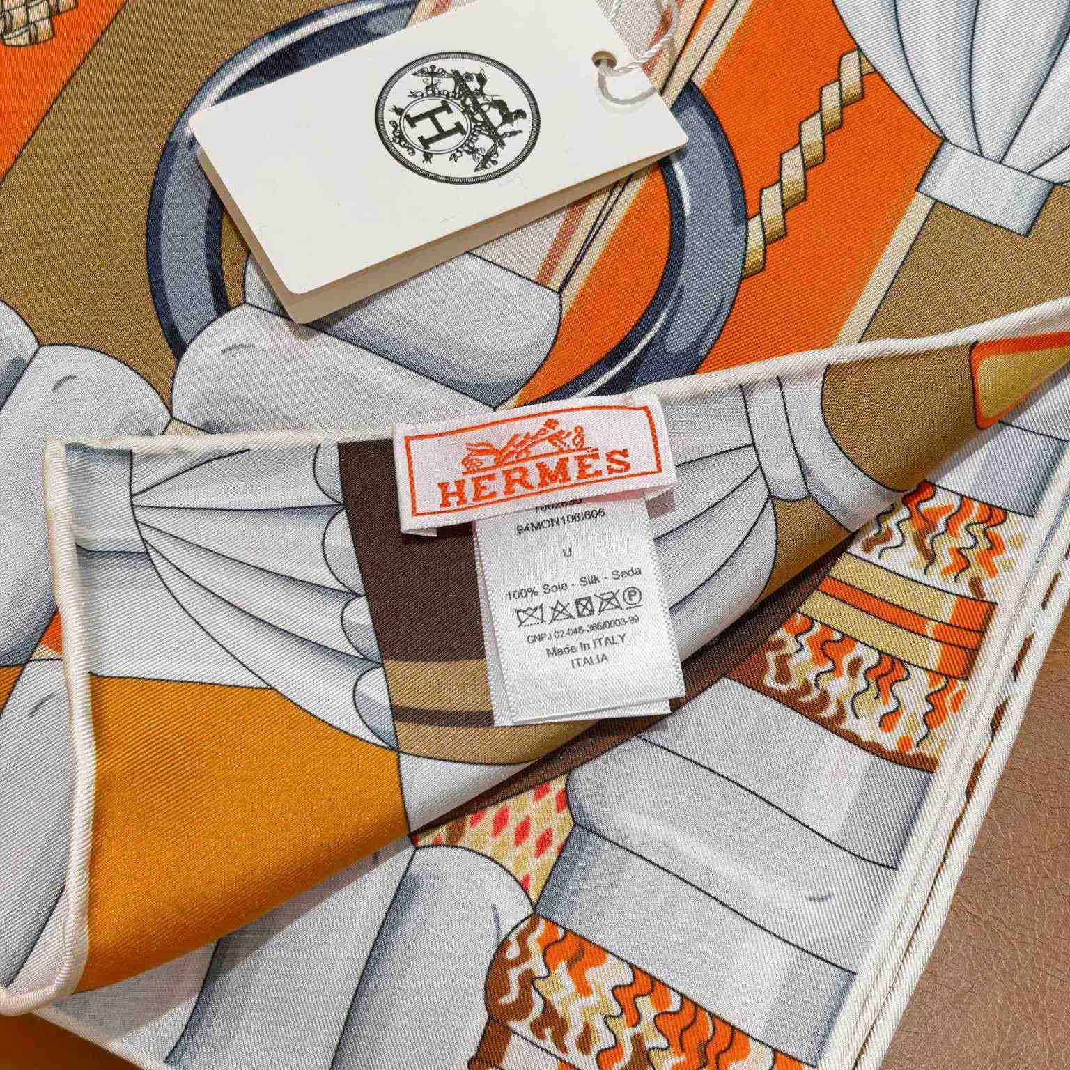 Hermes Flora Y Plata Scarf 90 - FashionPlug