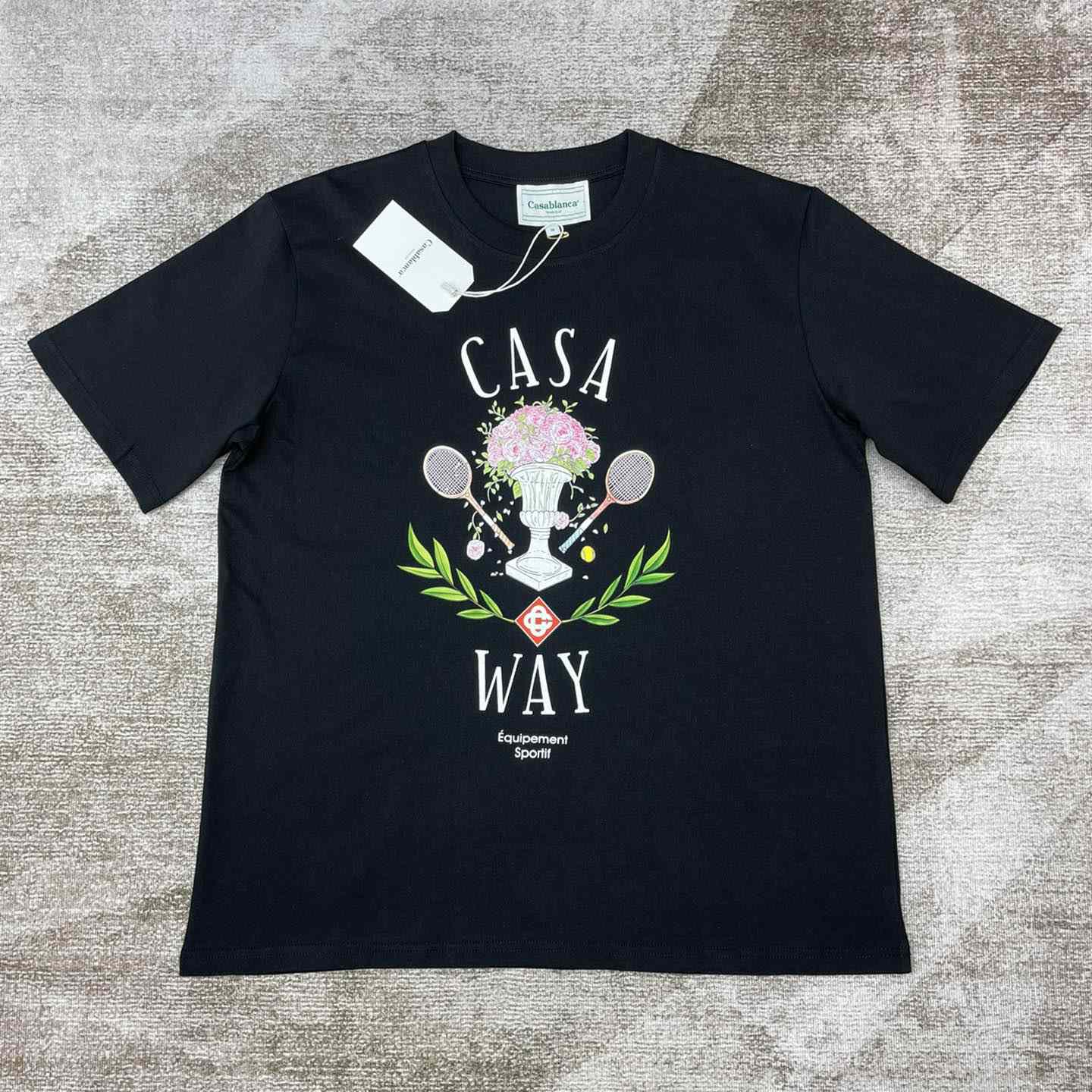 Casablanca Casa Way Short Sleeve T‑Shirt CA5086 - FashionPlug