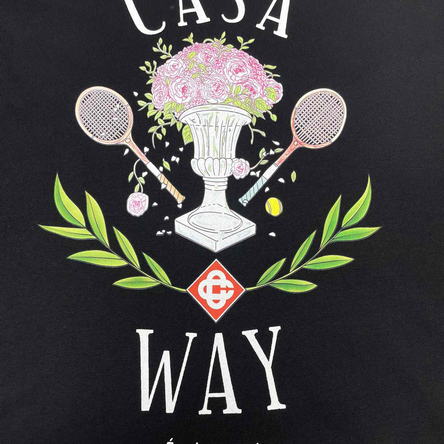 Casablanca Casa Way Short Sleeve T‑Shirt CA5086 - FashionPlug