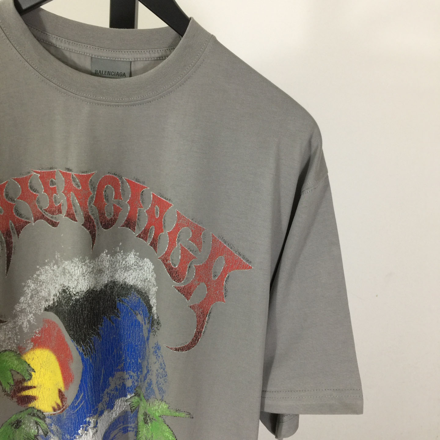 Balenciaga Vintage Surfer Oversized T-shirt  - FashionPlug