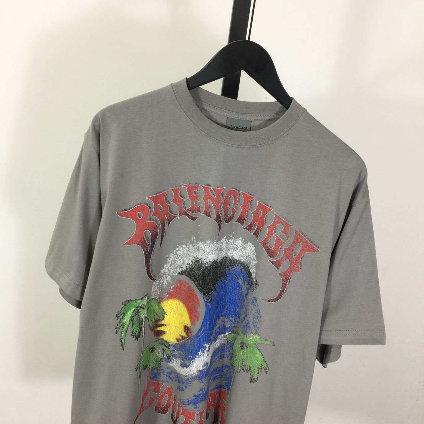 Balenciaga Vintage Surfer Oversized T-shirt  - FashionPlug
