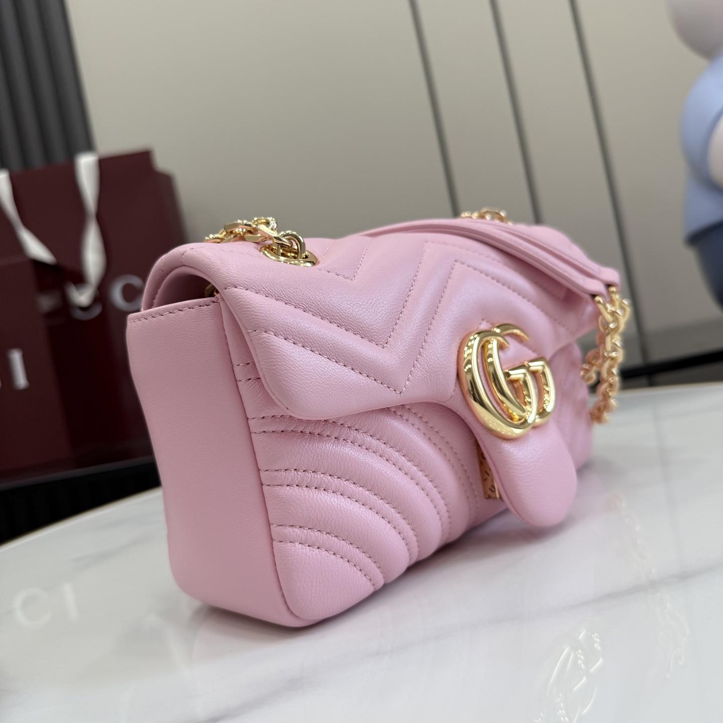 Gucci GG Marmont Small Shoulder Bag - FashionPlug