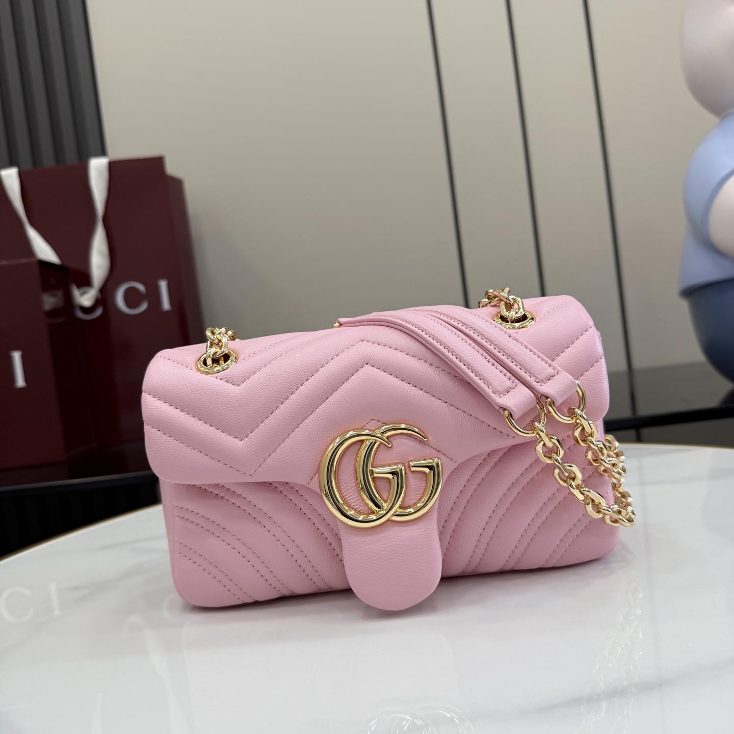 Gucci GG Marmont Small Shoulder Bag - FashionPlug