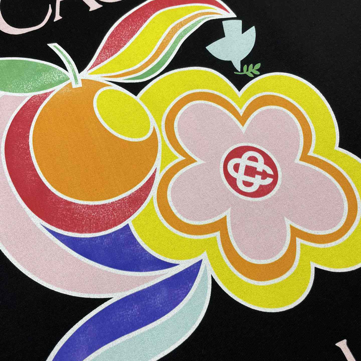 Casablanca Le Pouvoir Des Fleurs T-Shirt 'Black'  CA5075 - FashionPlug