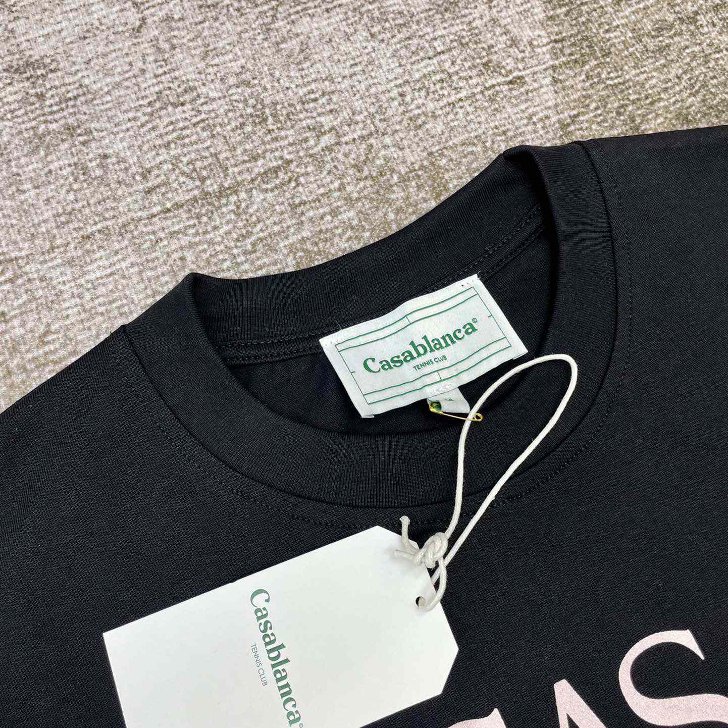 Casablanca Le Pouvoir Des Fleurs T-Shirt 'Black'  CA5075 - FashionPlug