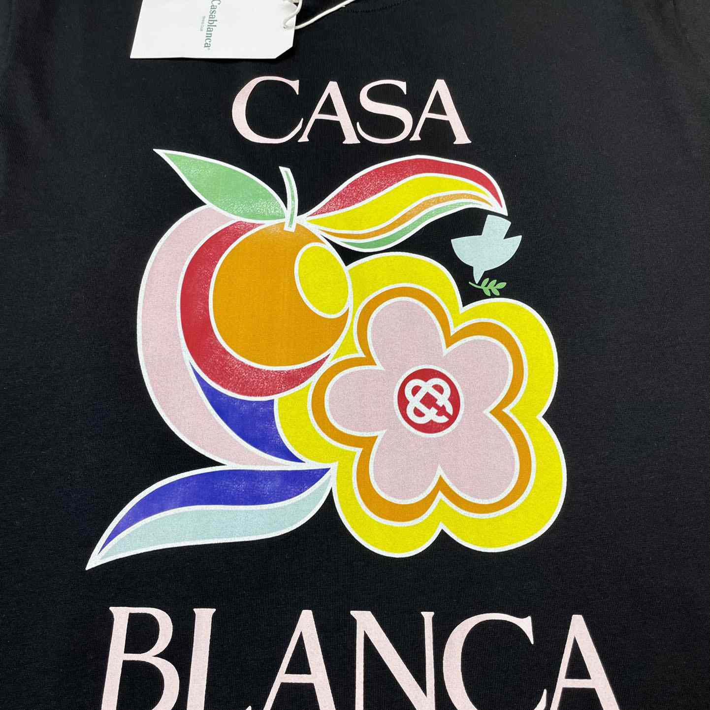 Casablanca Le Pouvoir Des Fleurs T-Shirt 'Black'  CA5075 - FashionPlug