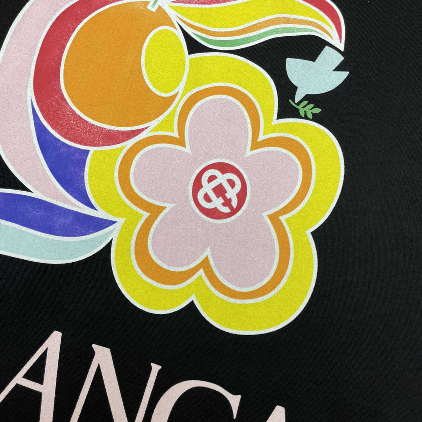 Casablanca Le Pouvoir Des Fleurs T-Shirt 'Black'  CA5075 - FashionPlug