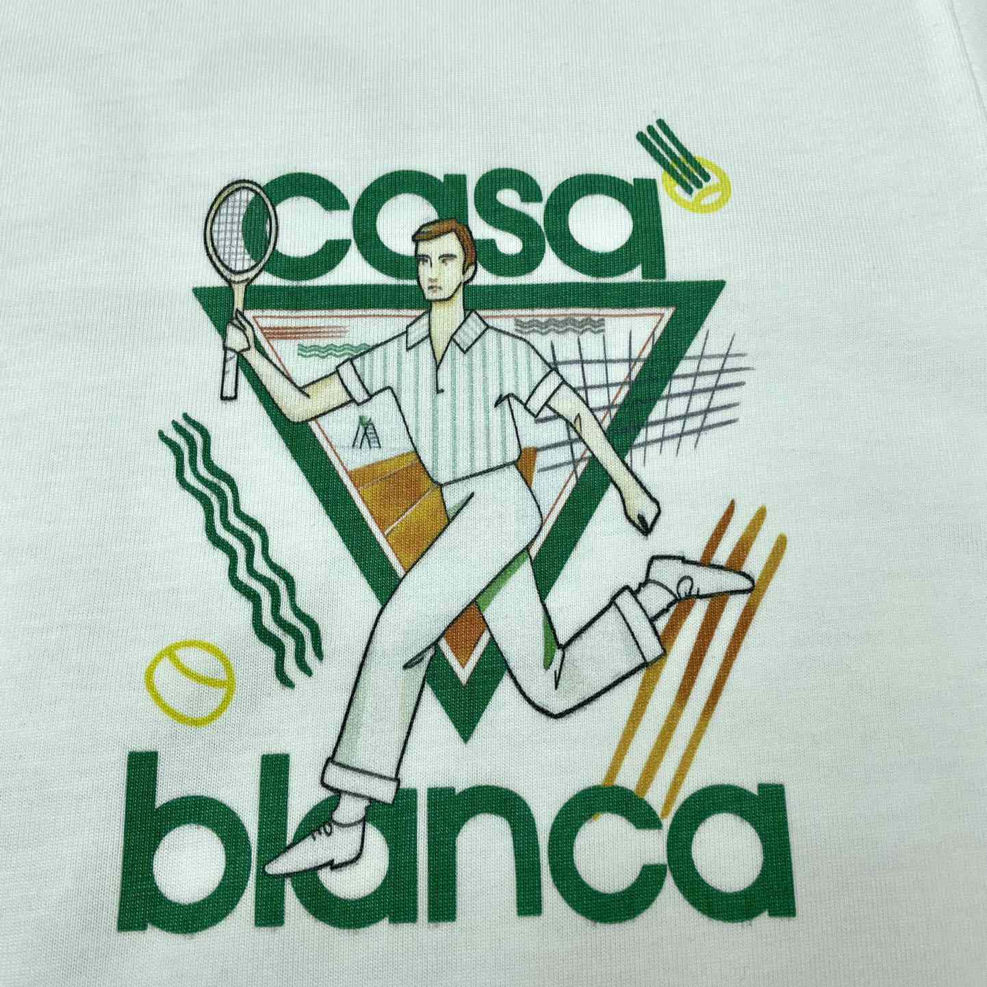 Casablanca Le Jeu Short Sleeve T‑Shirt C750 - FashionPlug