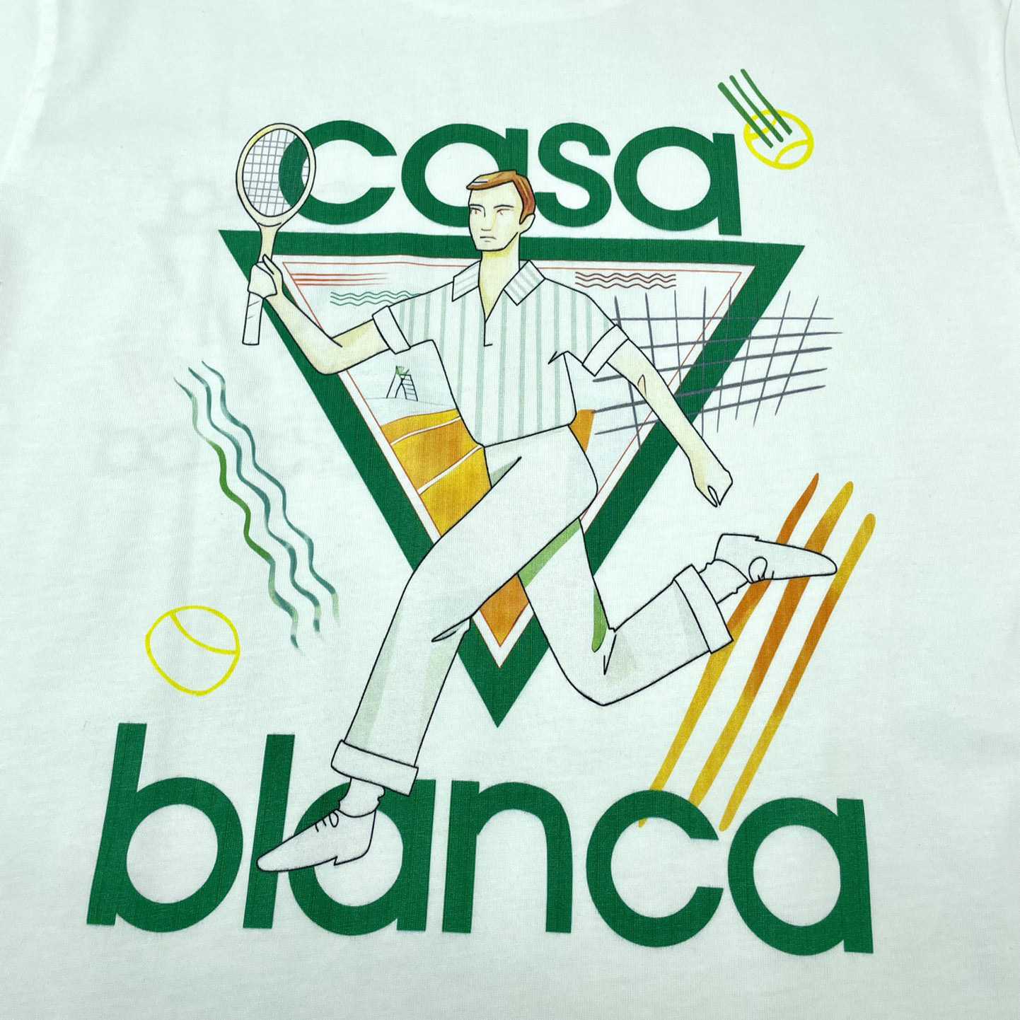 Casablanca Le Jeu Short Sleeve T‑Shirt C750 - FashionPlug