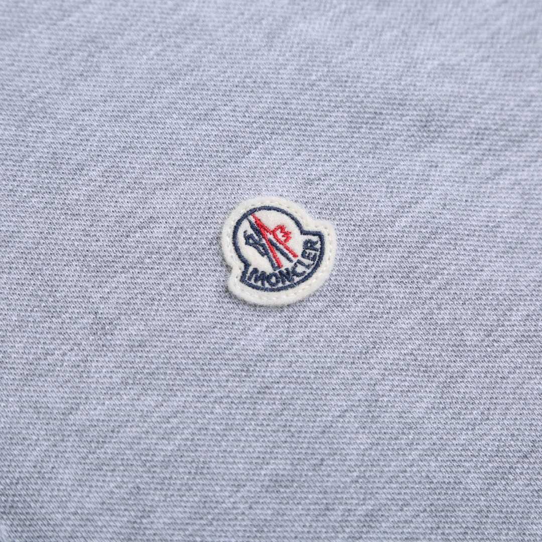 Moncler Logo Patch Cotton Polo Shirt - FashionPlug