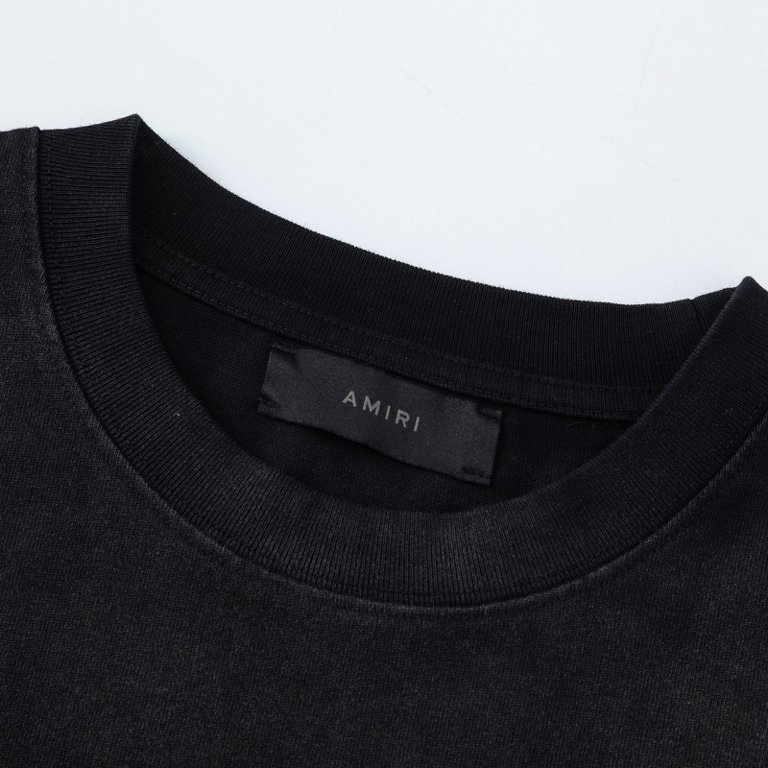 Amiri Flames Printed Cotton T-shirt - FashionPlug