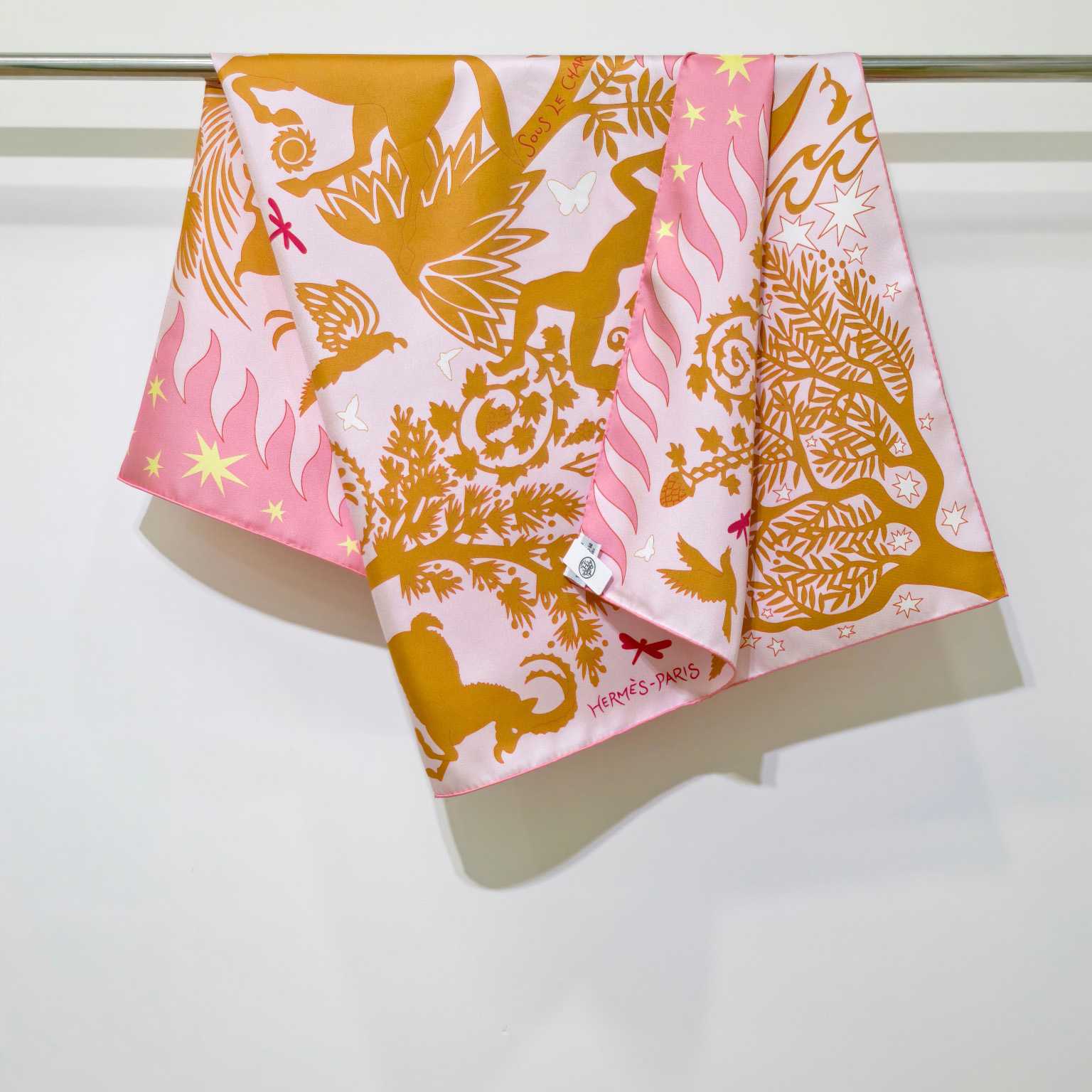 Hermes Sous le Charme D'Orphee Detail Scarf  - FashionPlug