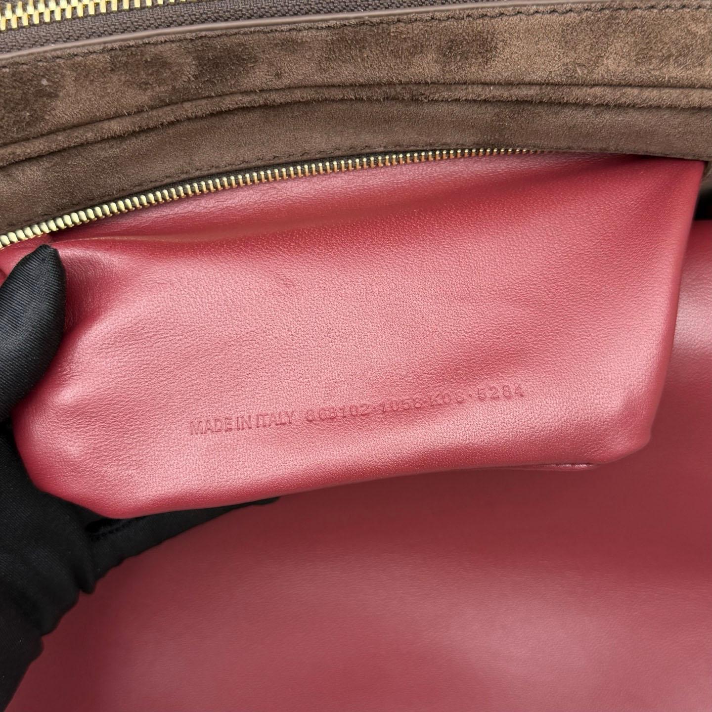 Balenciaga  Le 7 Shoulder Bag Medium In Moka - FashionPlug