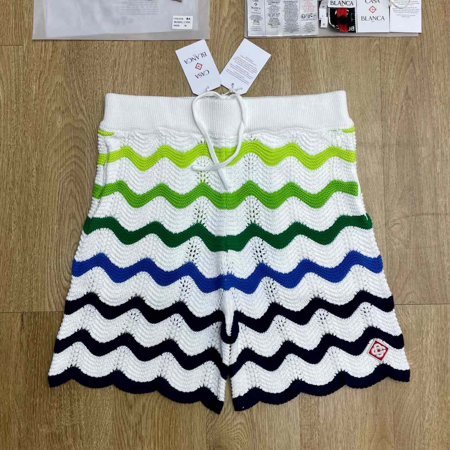 Casablanca Wave Knit Short 'Gradient Wave' D0201 - FashionPlug