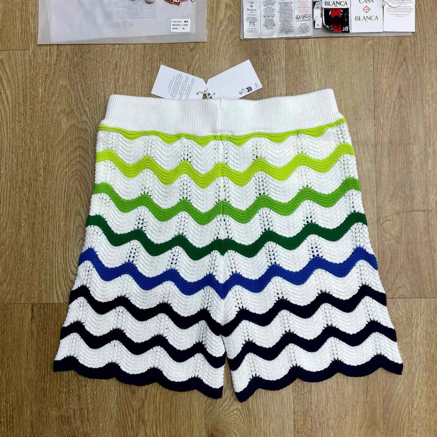 Casablanca Wave Knit Short 'Gradient Wave' D0201 - FashionPlug