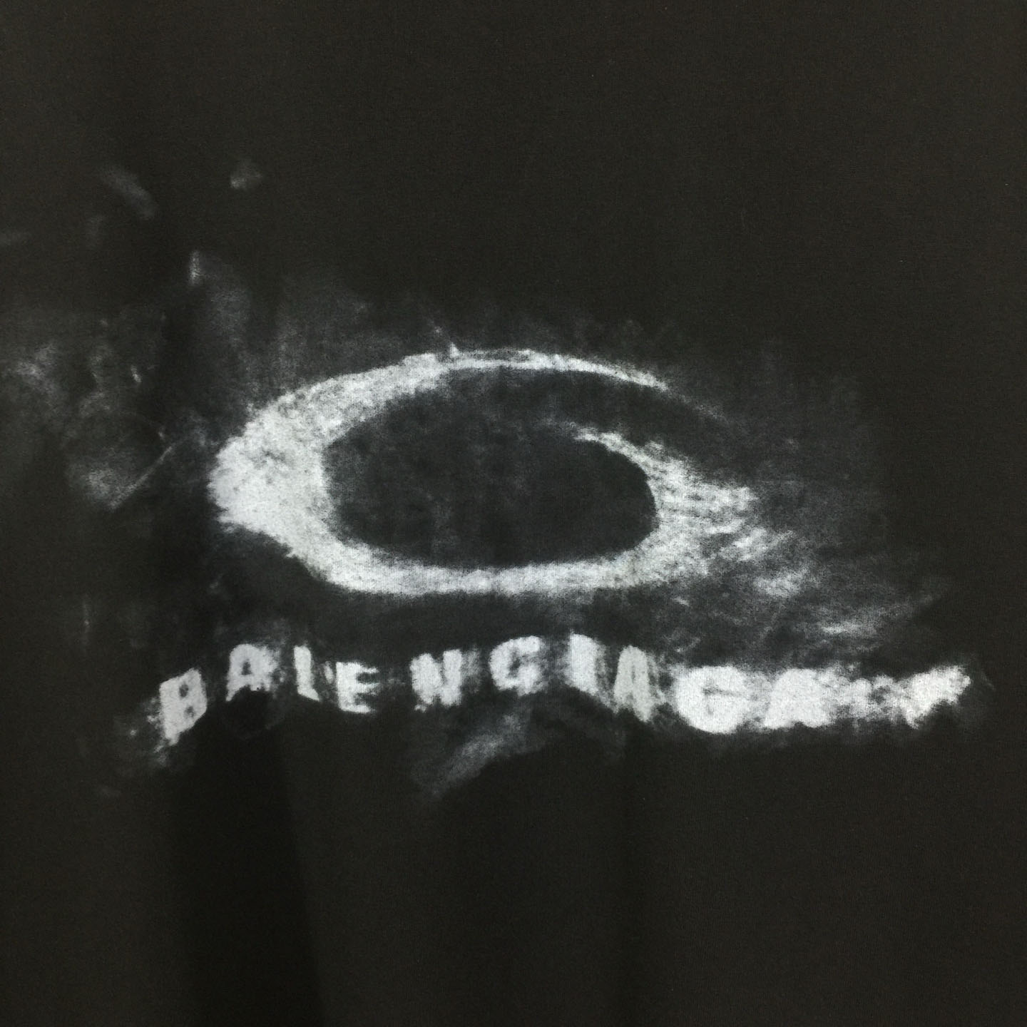Balenciaga Washed Crayon Loop Medium Fit T‑shirt In Cotton - FashionPlug