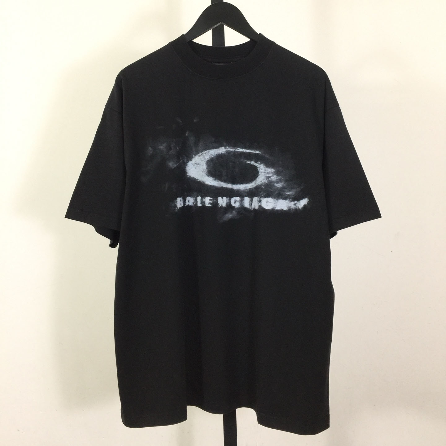 Balenciaga Washed Crayon Loop Medium Fit T‑shirt In Cotton - FashionPlug