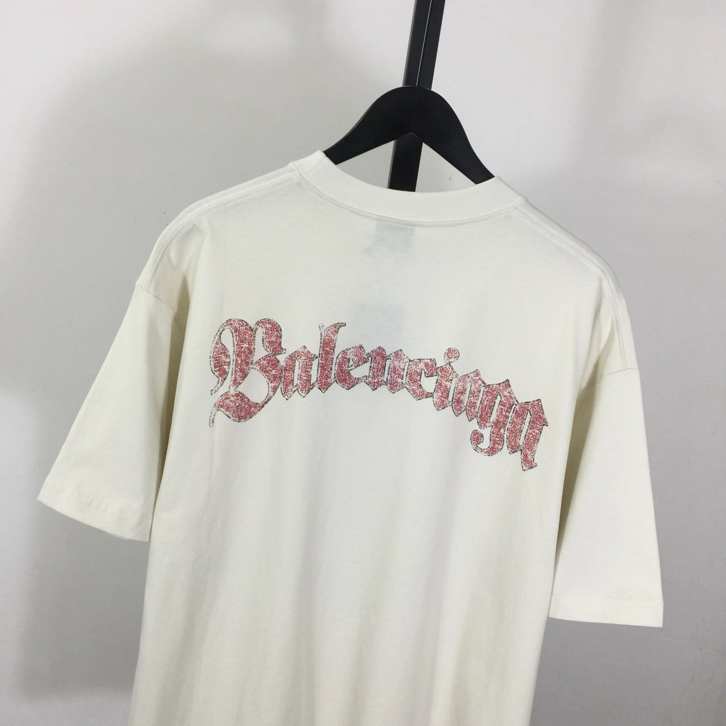 Balenciaga Medium Fit T-Shirt 'Dirty White' - FashionPlug