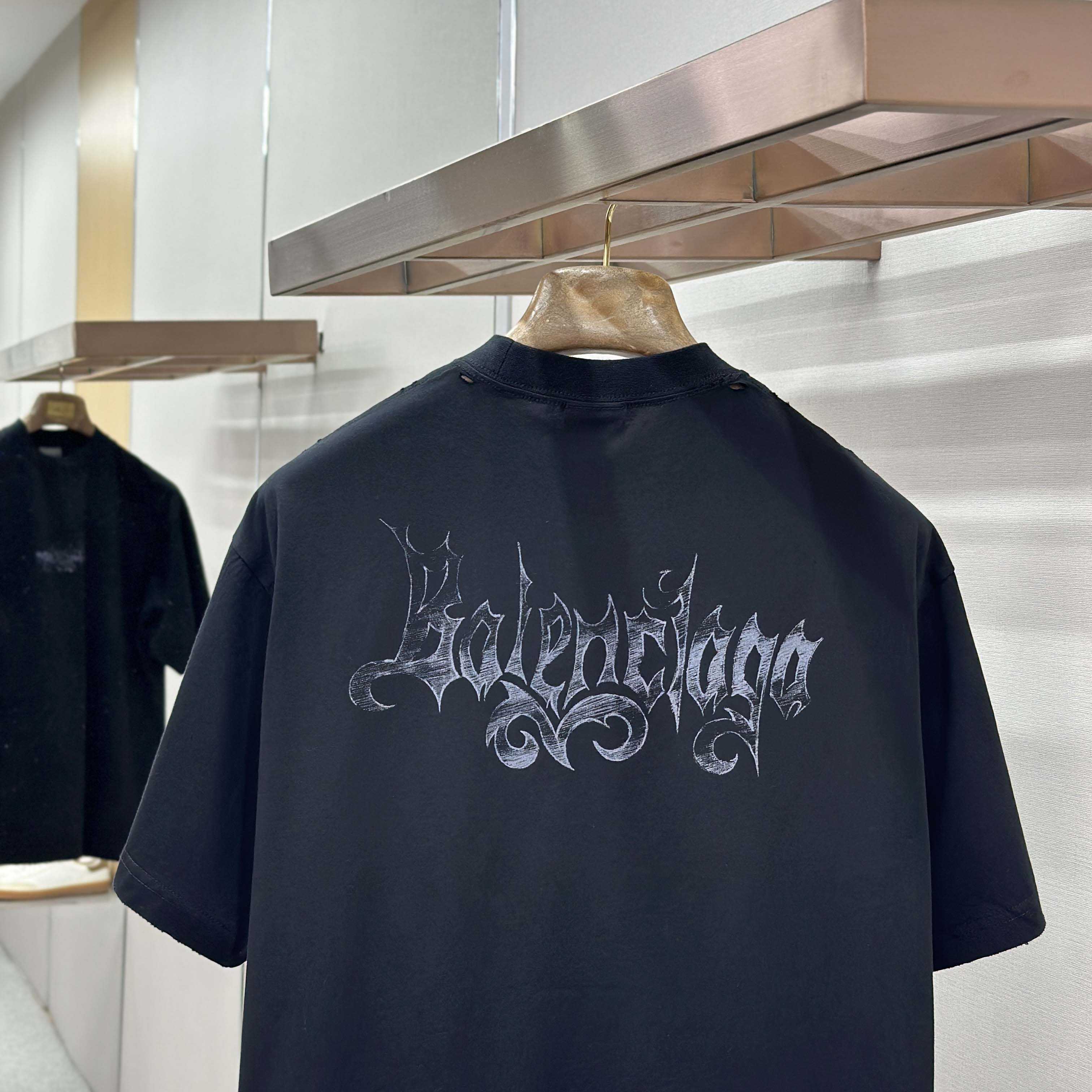 Balenciaga Sketchy Medium Fit T-Shirt - FashionPlug