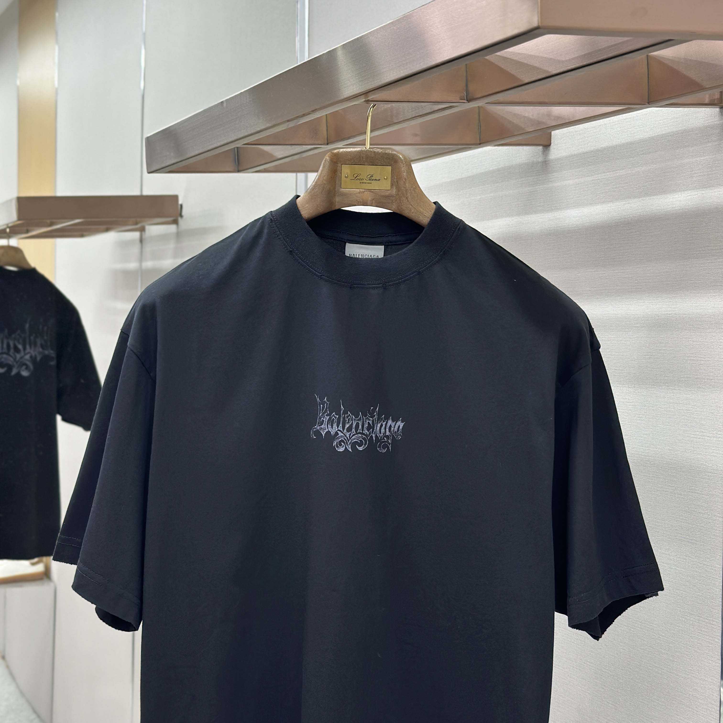 Balenciaga Sketchy Medium Fit T-Shirt - FashionPlug