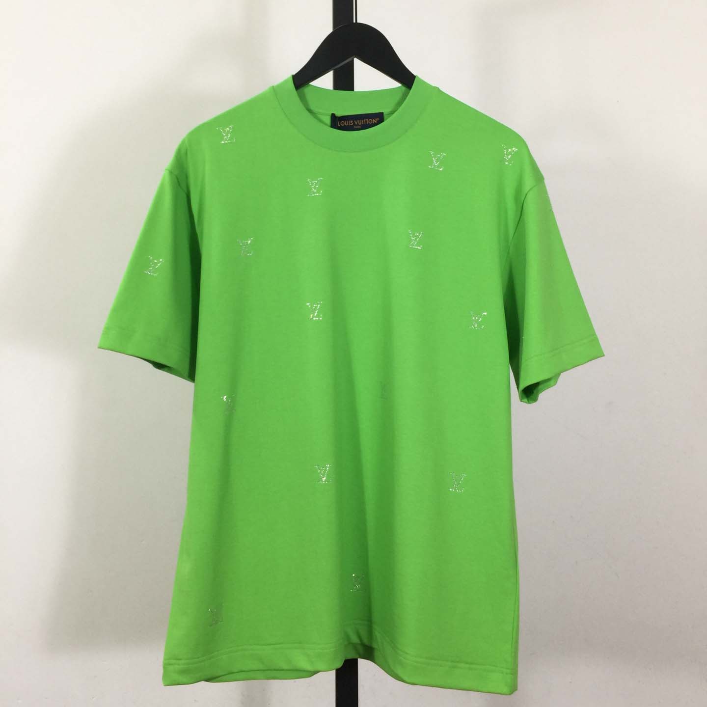 Louis Vuitton Crystal Embellished Cotton T-Shirt  - FashionPlug