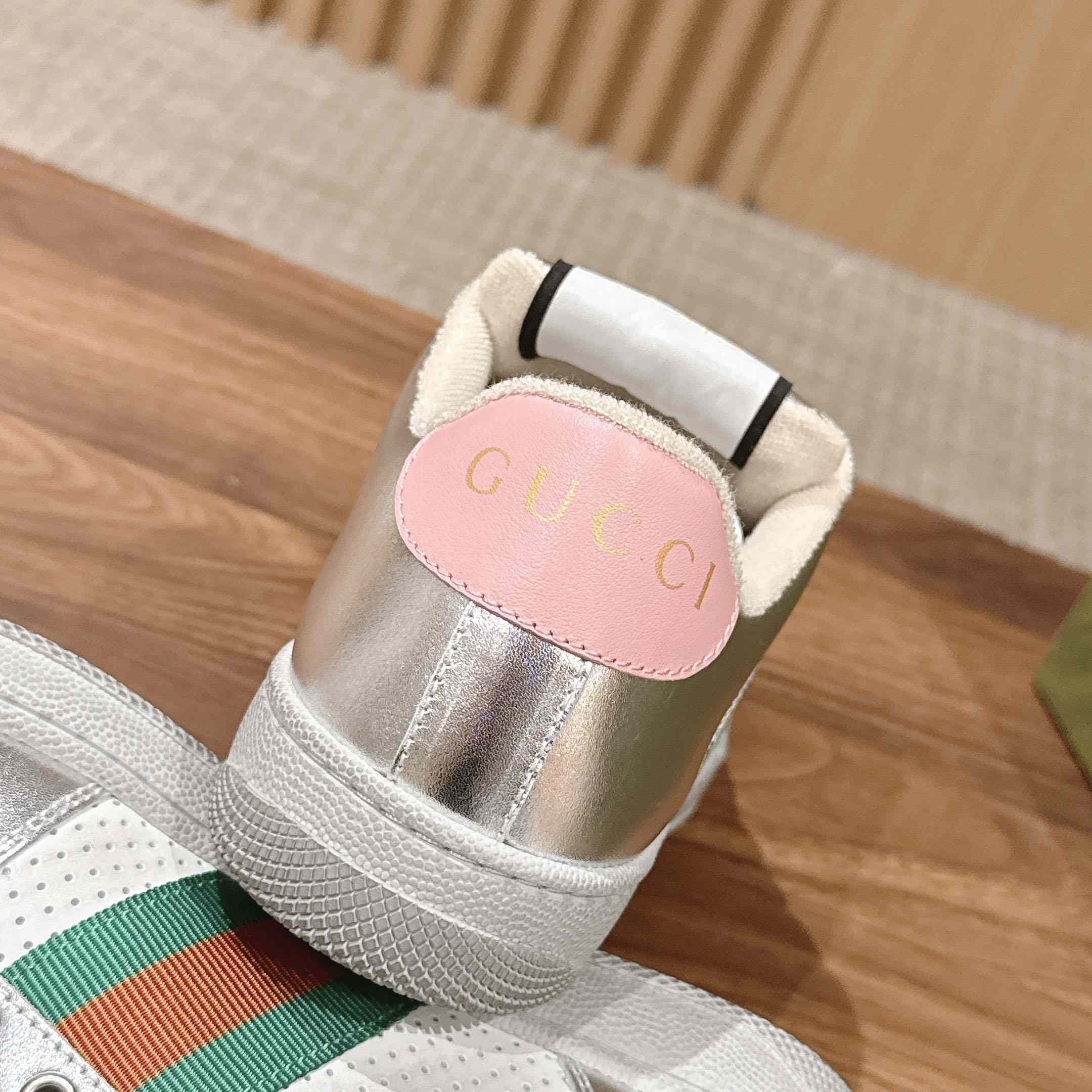 Gucci Worn-Out Effect Screener Sneaker - FashionPlug