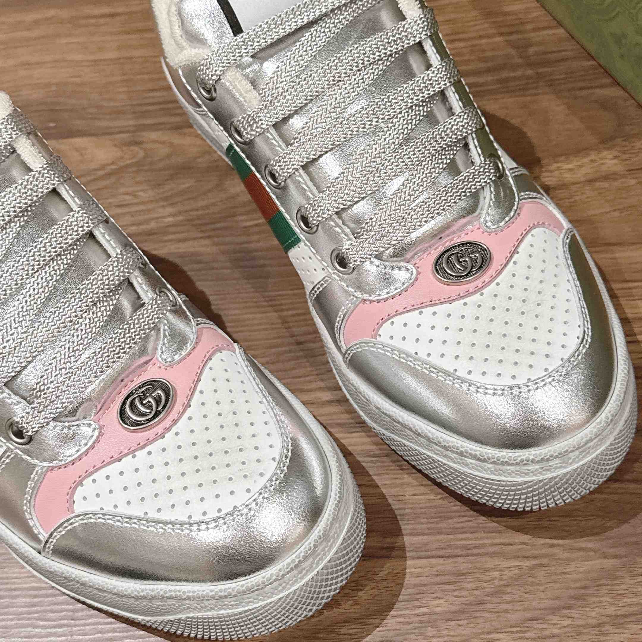 Gucci Worn-Out Effect Screener Sneaker - FashionPlug