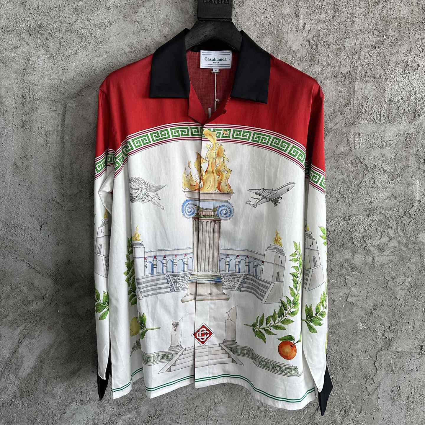 Casablanca  Unique Games Printed Cotton Shirt - FashionPlug
