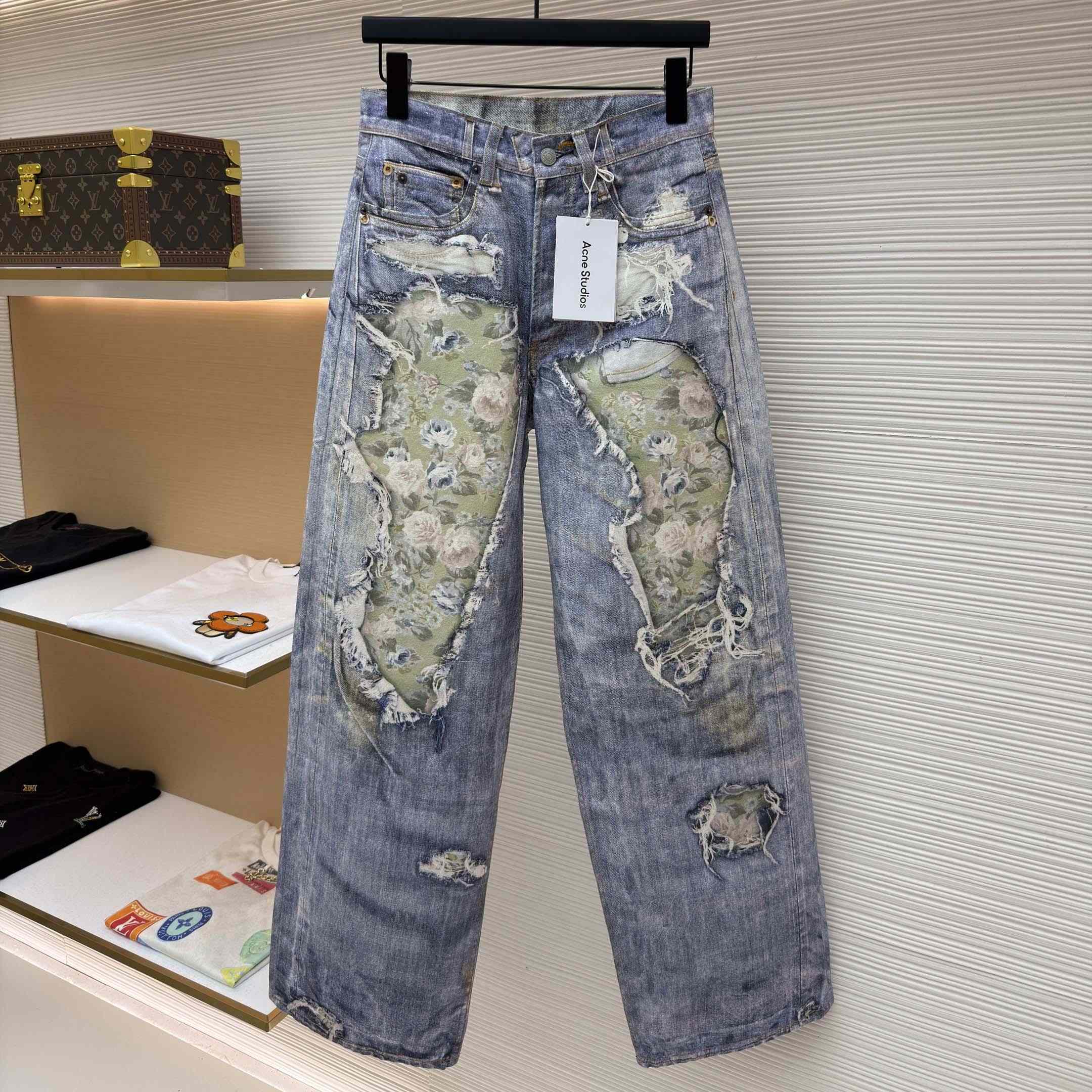 Acne Studios Trompe-l’œil Jeans - 1981 - FashionPlug