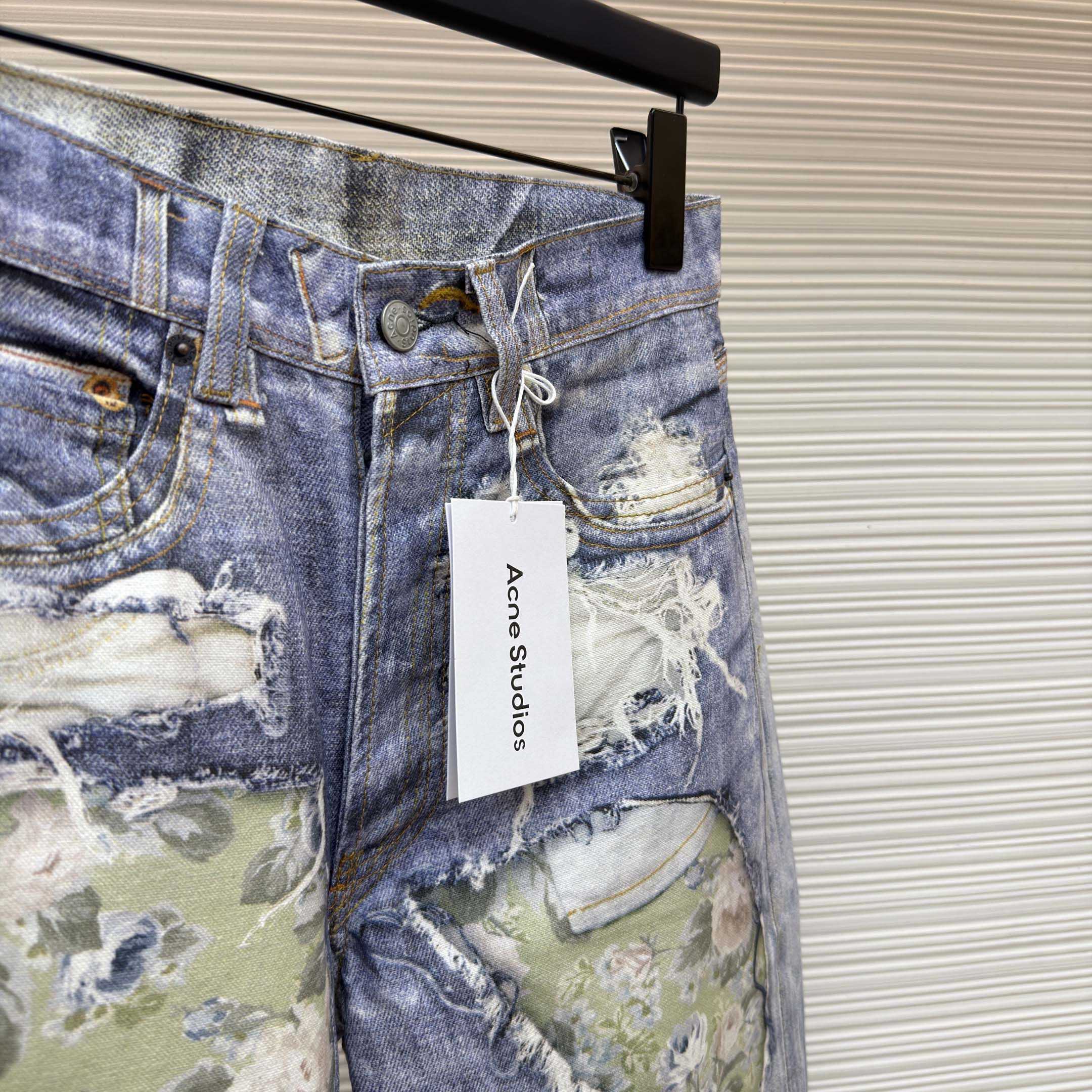 Acne Studios Trompe-l’œil Jeans - 1981 - FashionPlug