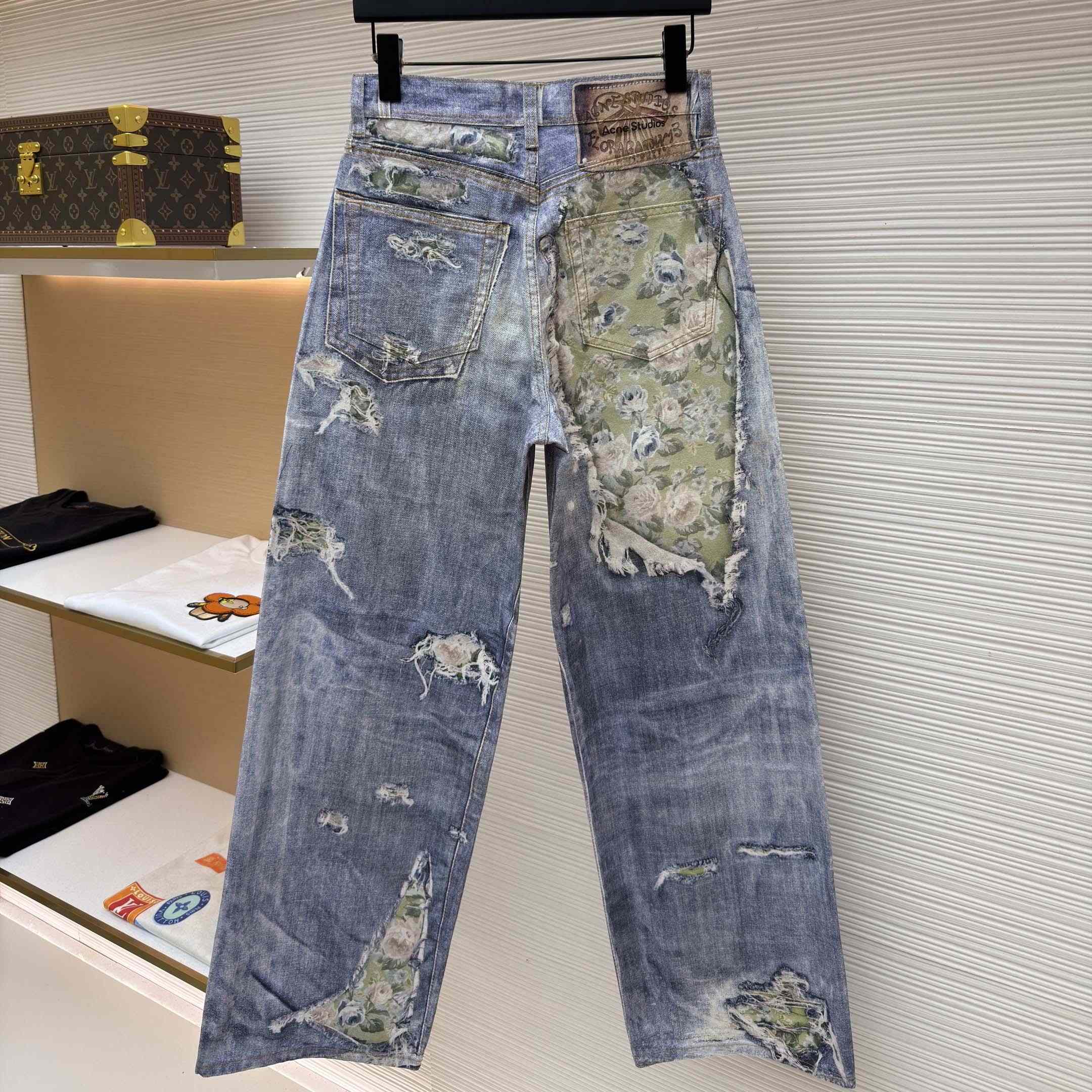 Acne Studios Trompe-l’œil Jeans - 1981 - FashionPlug