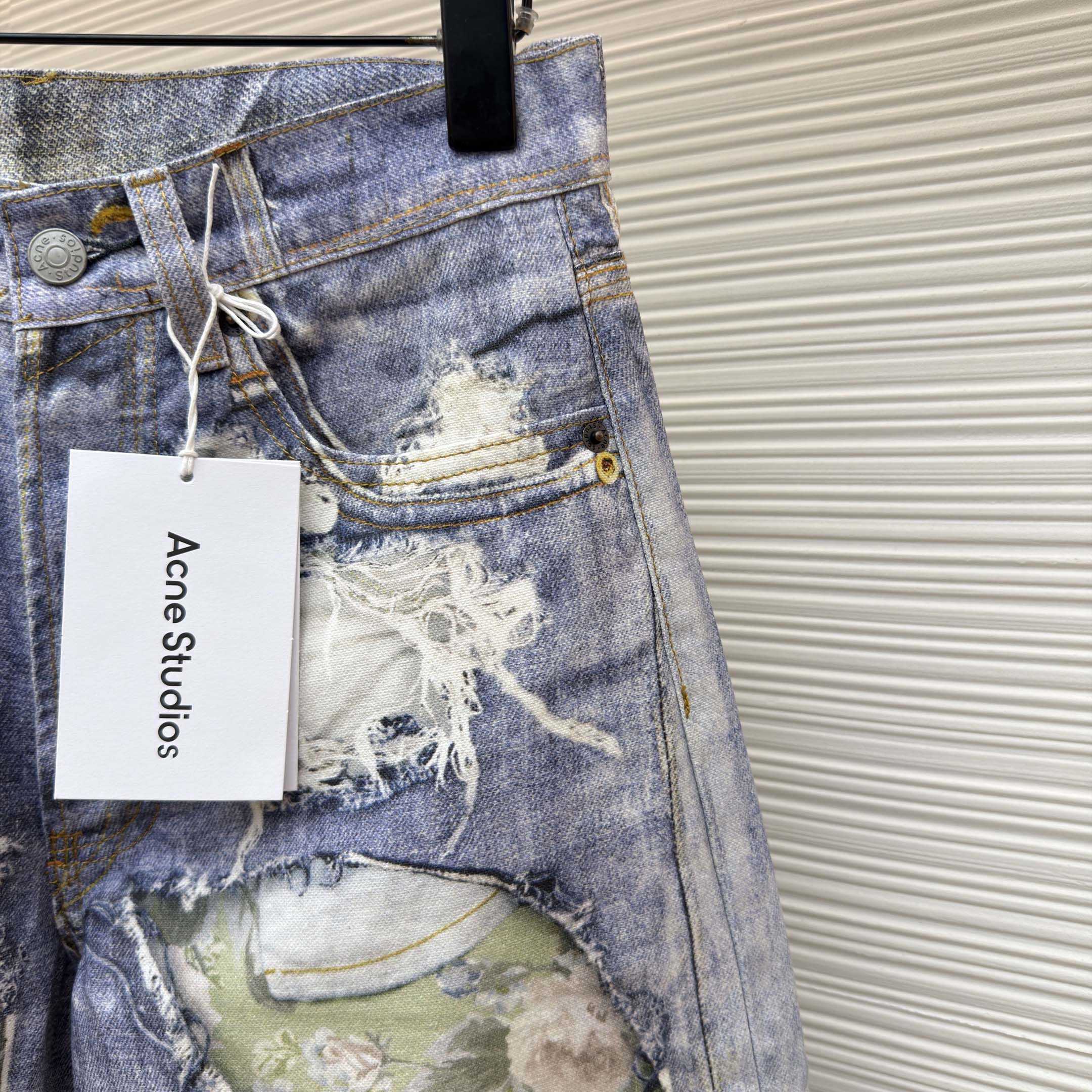 Acne Studios Trompe-l’œil Jeans - 1981 - FashionPlug