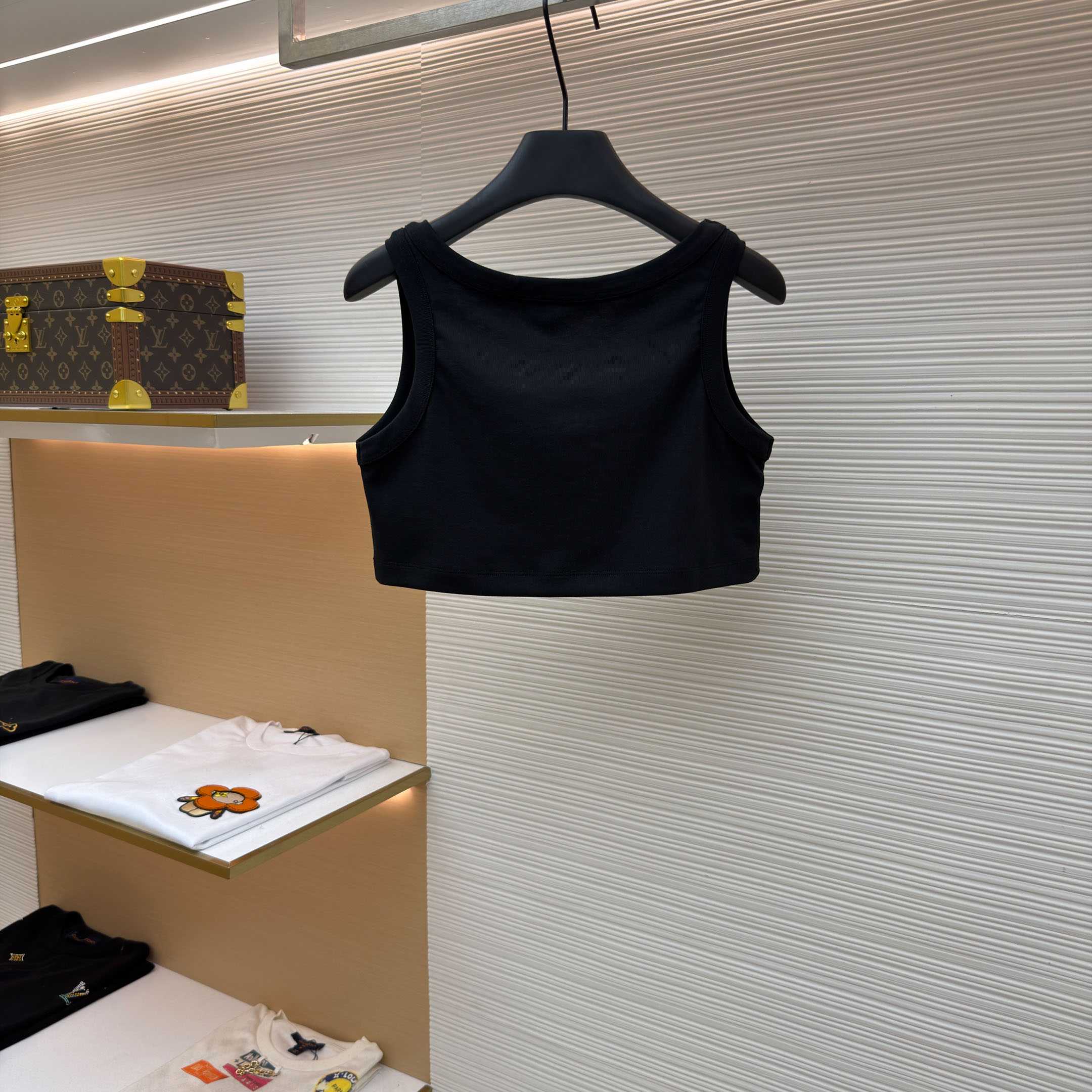 Prada Jersey Cropped Top - FashionPlug