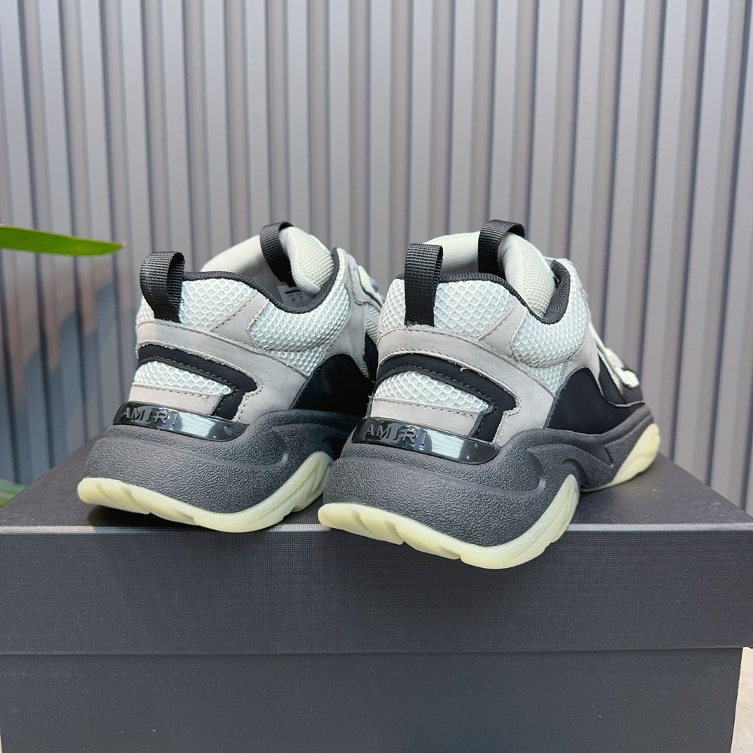 Amiri Bone Runner 'Black Grey' - FashionPlug