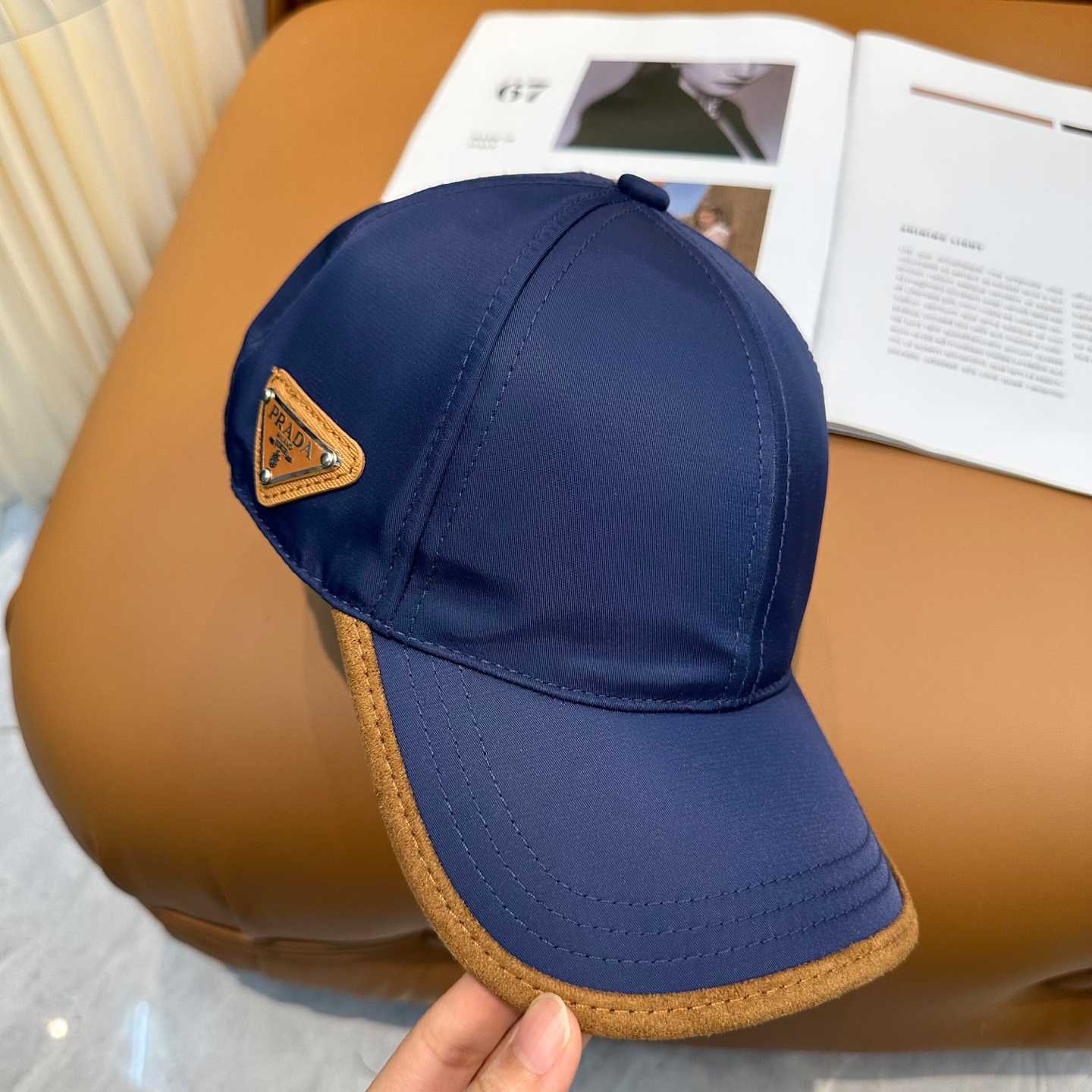 Prada Re-Nylon Baseball Cap - FashionPlug