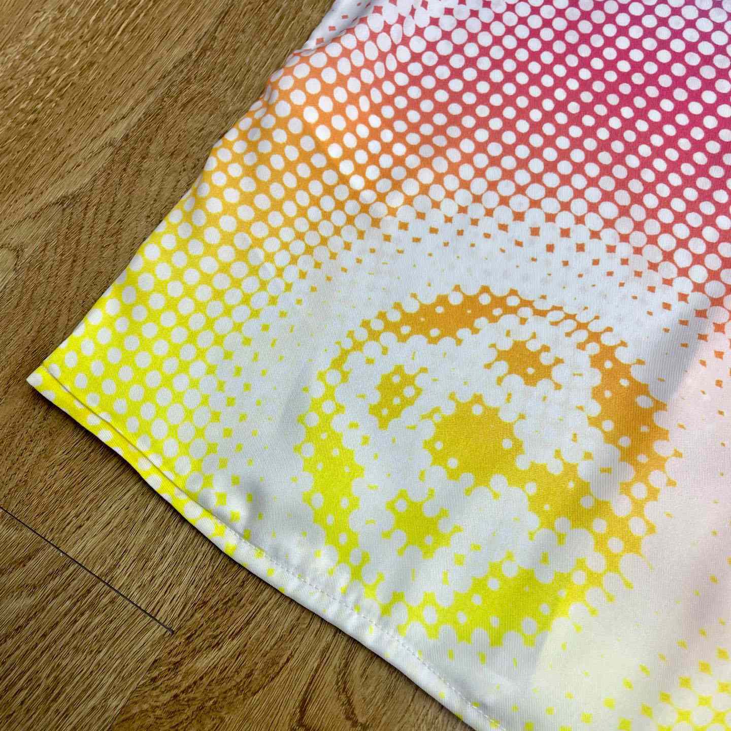 Casablanca Halftone Logo Short Sleeve Silk Shirt CA3577 - FashionPlug