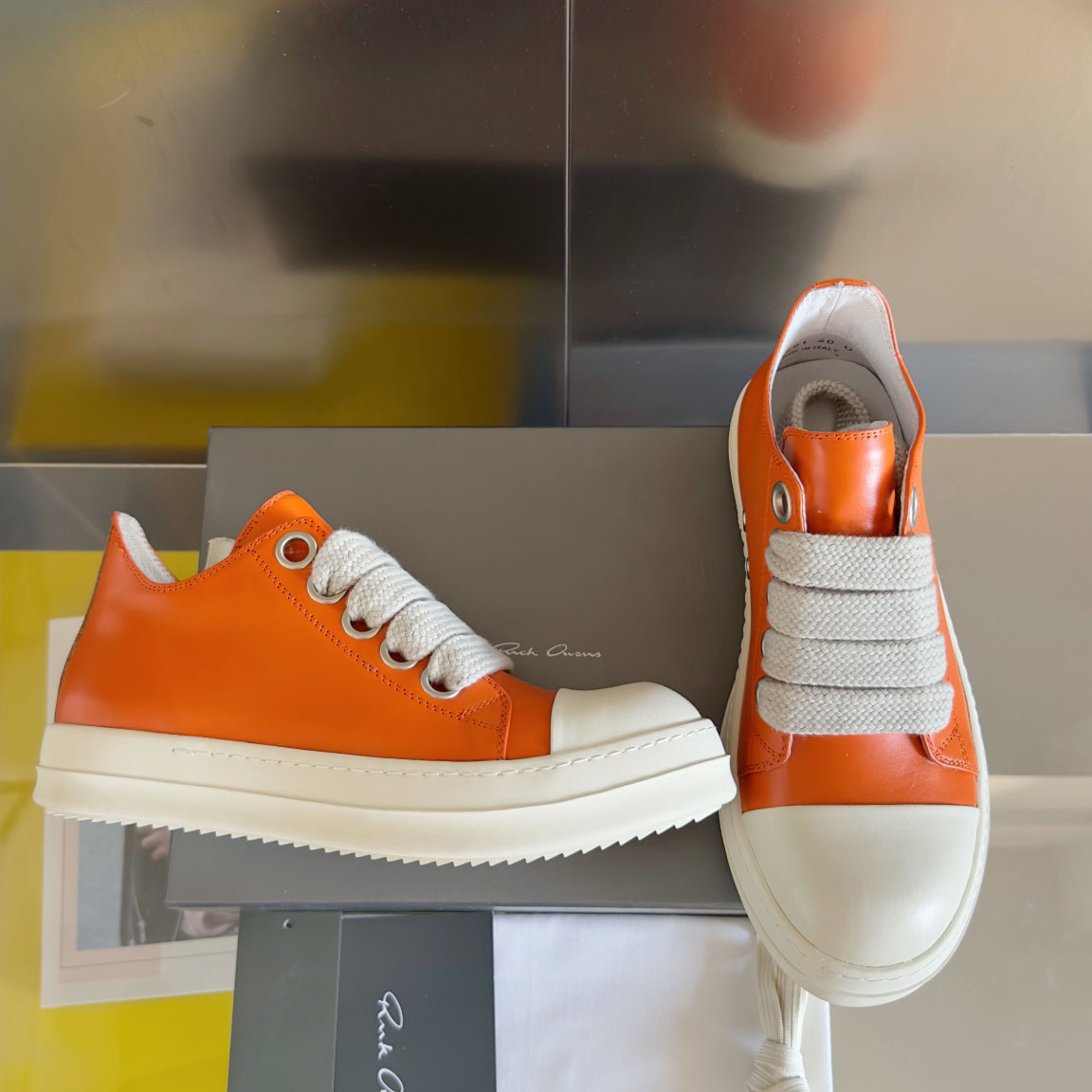 Rick Owens Fogachine Sneaker - FashionPlug