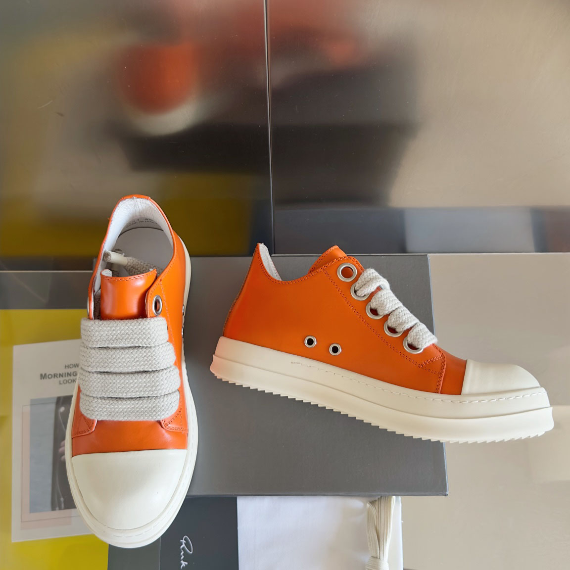 Rick Owens Fogachine Sneaker - FashionPlug