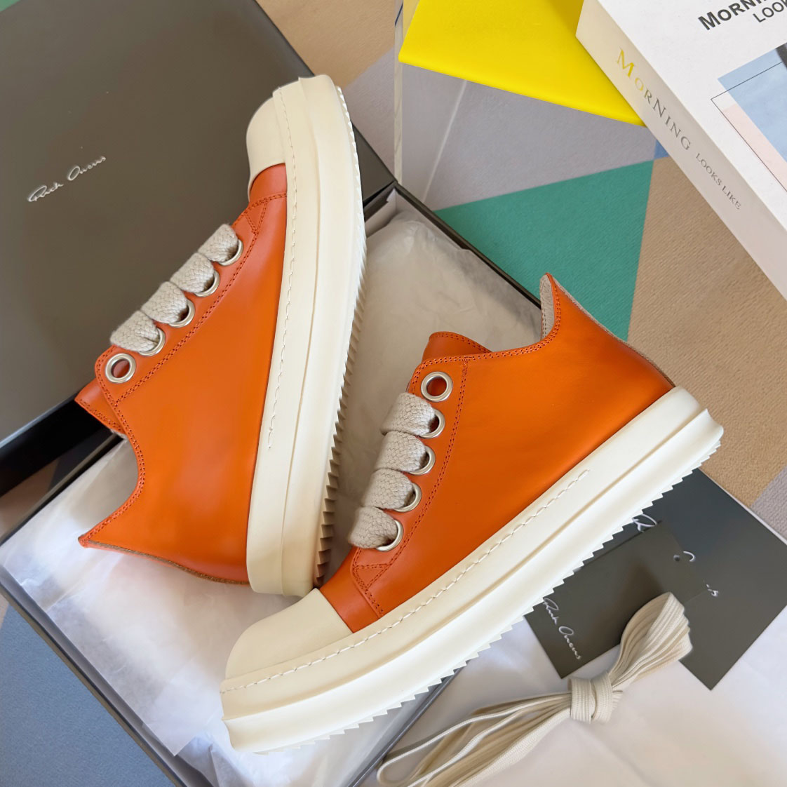 Rick Owens Fogachine Sneaker - FashionPlug