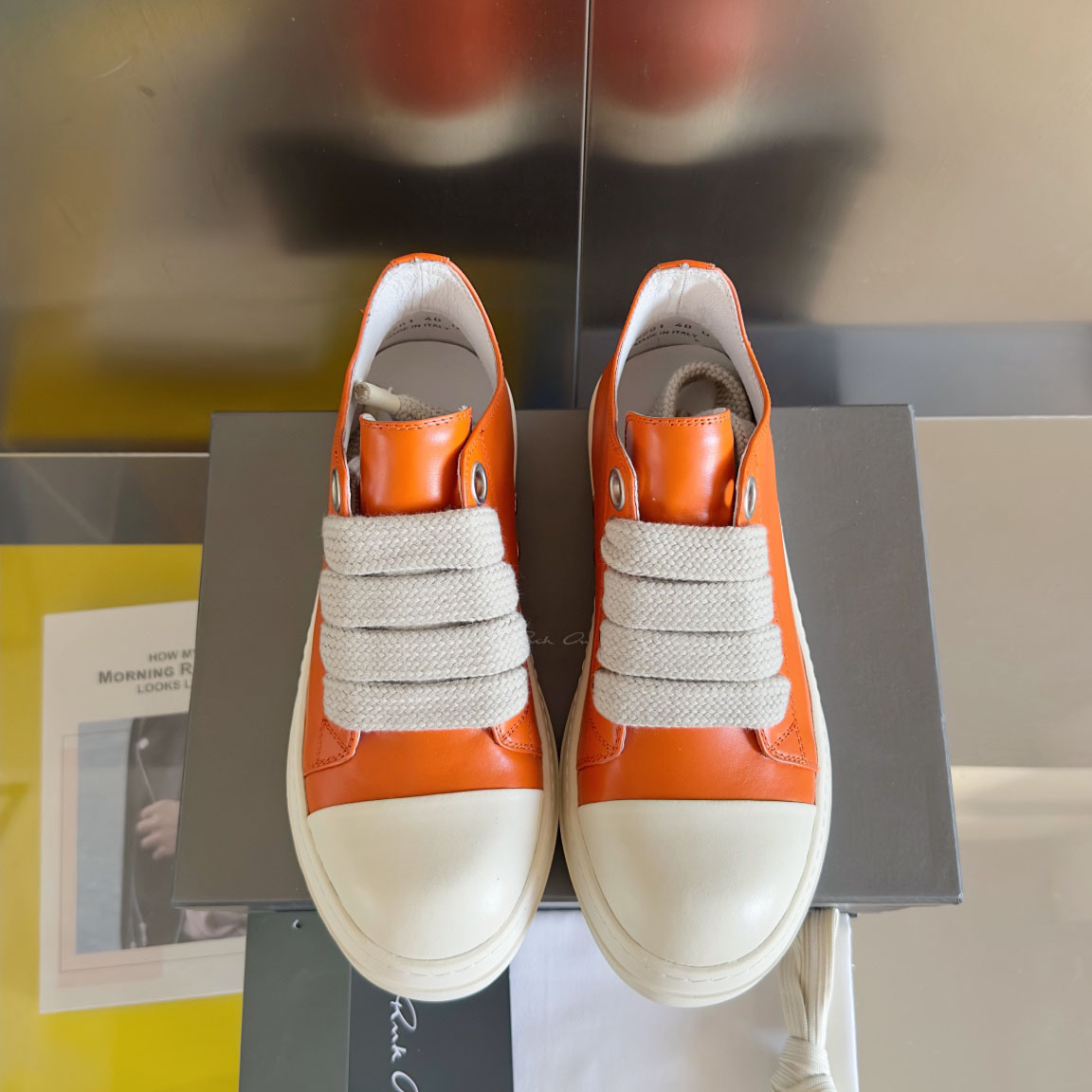 Rick Owens Fogachine Sneaker - FashionPlug