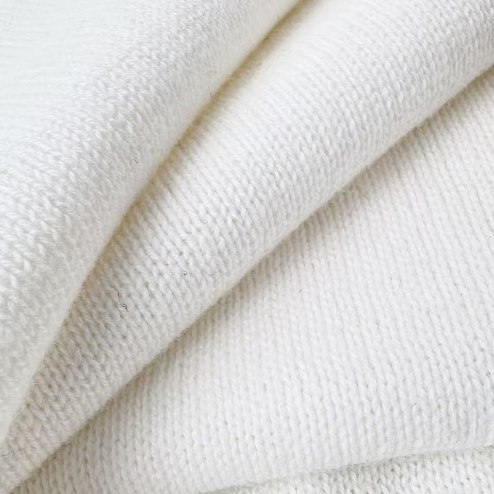 Fendi White Cotton And Cashmere Jumper - FashionPlug