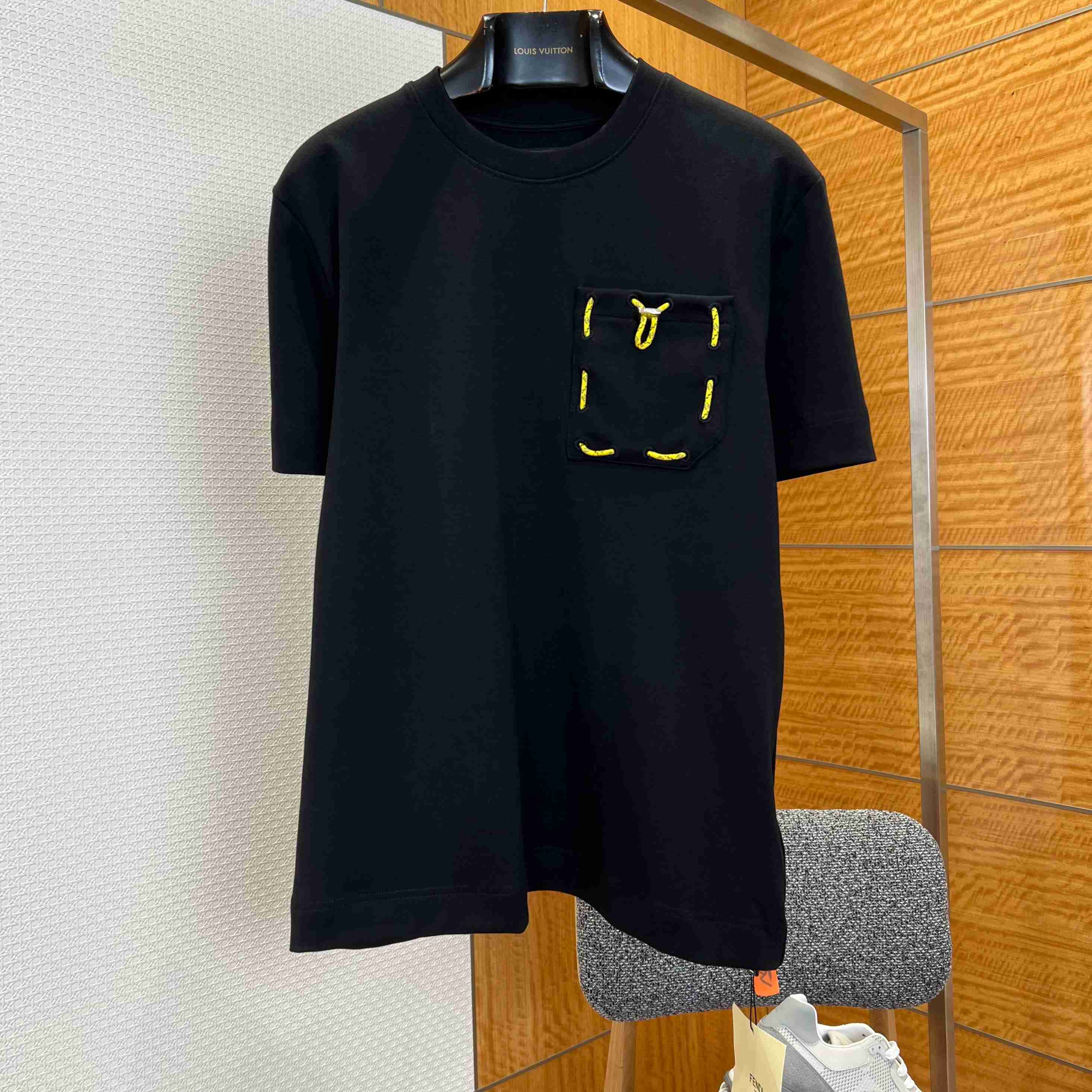 Fendi Black Cotton T-shirt - FashionPlug