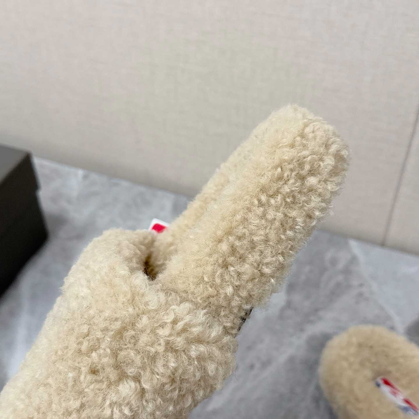 Balenciaga | Nba Collaboration Furry Open Mule - FashionPlug