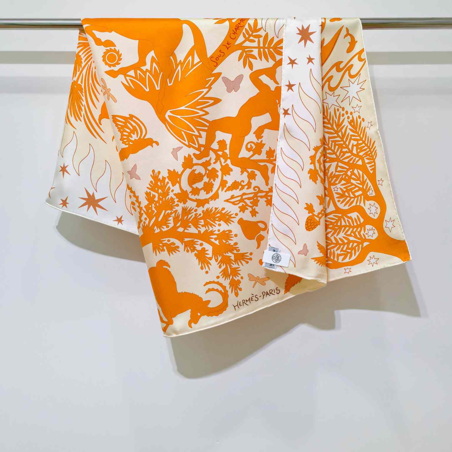 Hermes Sous le Charme D'Orphee Detail Scarf  - FashionPlug