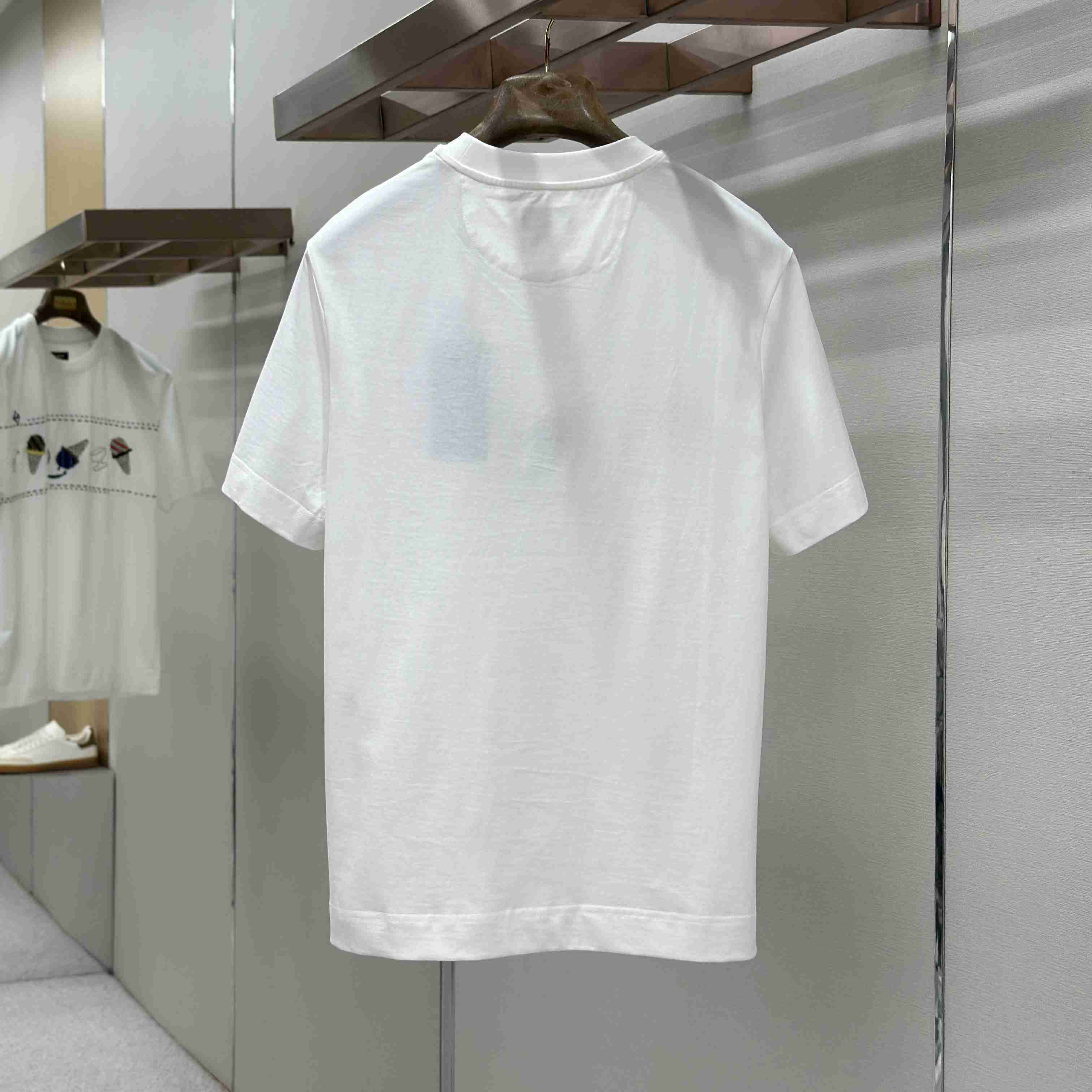 Fendi White Cotton T-shirt - FashionPlug